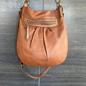 Vintage Roots Brown Leather Large Olivia Bag